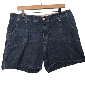 Levi's Dark Blue Jean Shorts Size 16